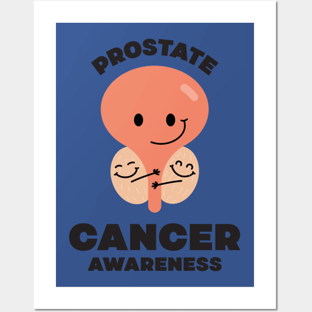 prostate cancer awareness Wall Art by Tip Top Tee's